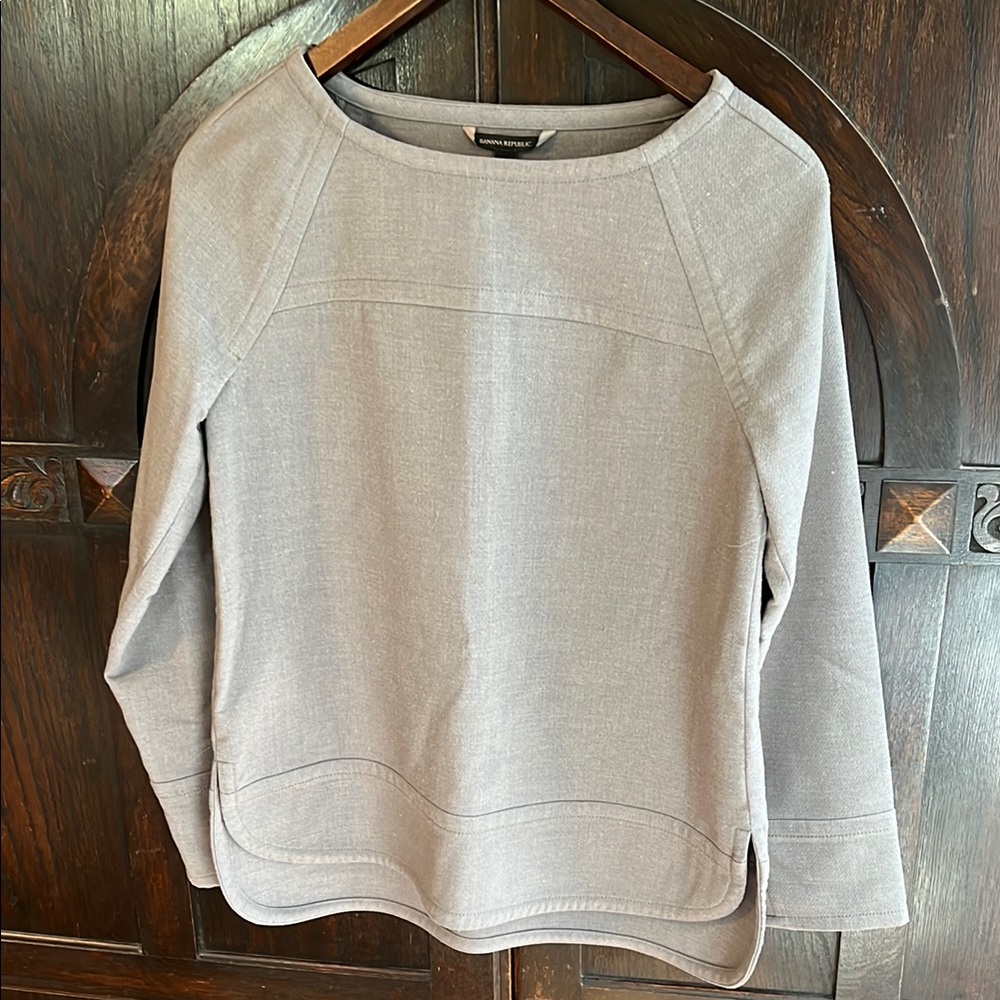 Banana Republic tunic top, gray